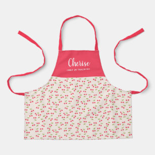Tablier Cute Cherry Motif Moderne Filles Chef Formation