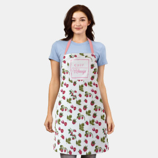 Tablier Cute Cute Cute Raspberry Chef femme