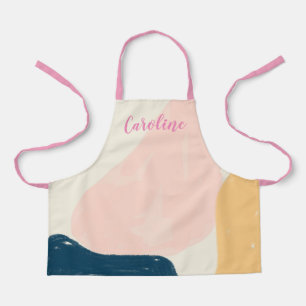 Tablier Cute élégant rose vierge rose Abstrait Motif perso