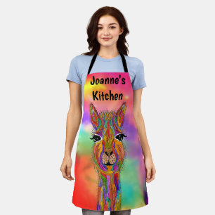 Tablier Cute et coloré Llama Apron
