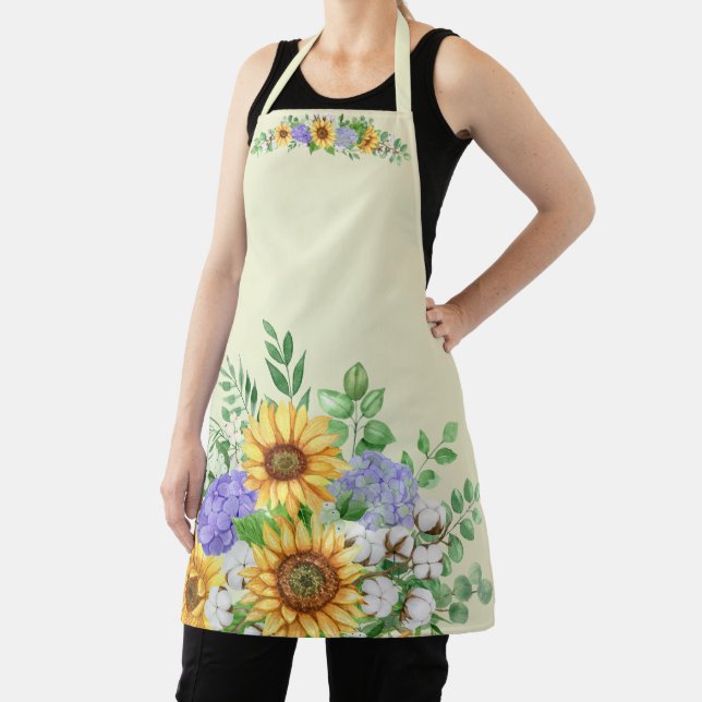 Tablier Cute Floral, médium féminin sur toute la surface d (Insitu)
