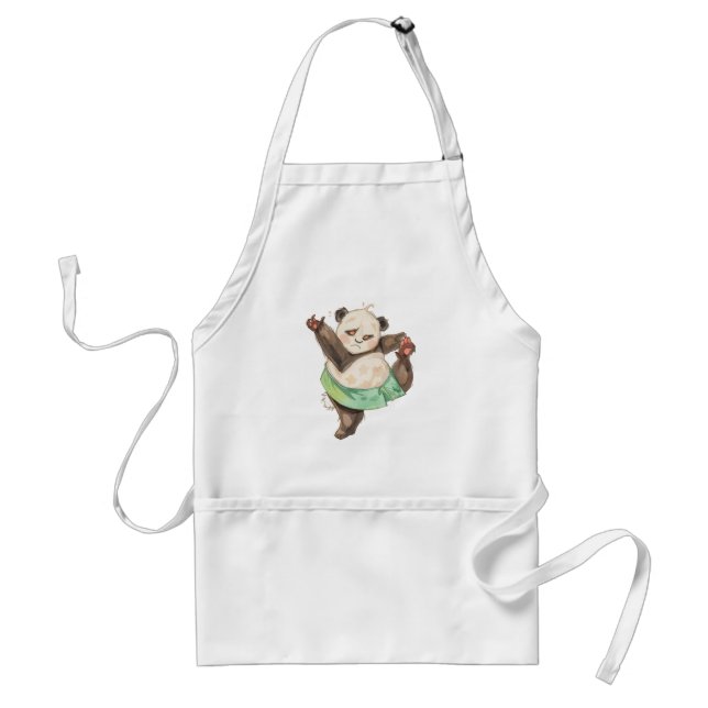 Tablier Cute Funny Panda Ballerina Apron (Devant)