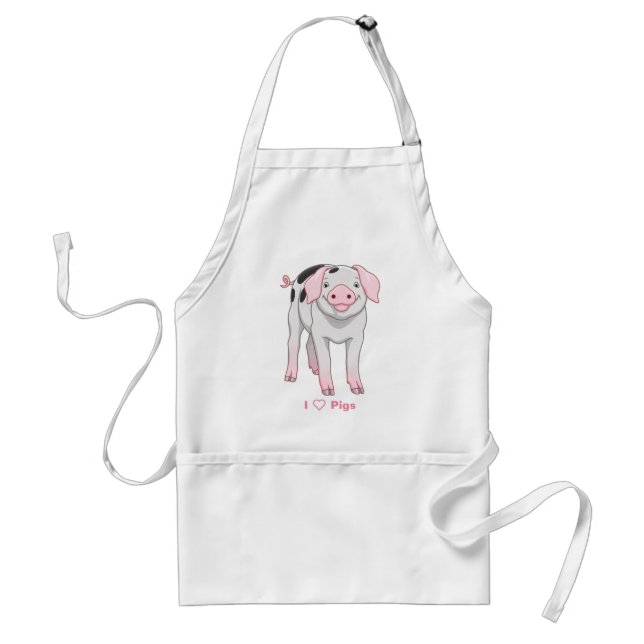 Tablier Cute Gloucestershire Vieux Points Cochon (Devant)