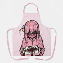 Cute Hitori Gotoh Anime Apron | Bocchi le Rocher !