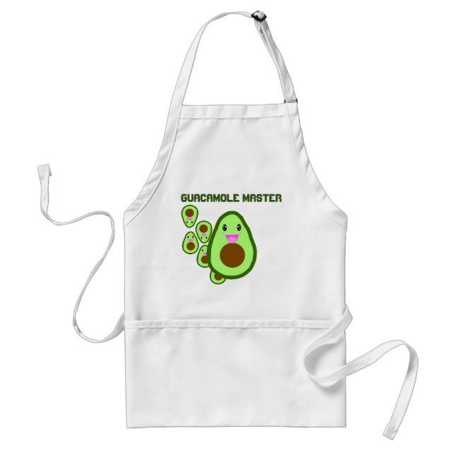Tablier Cute Kawaii Avocado Guacamole Master Apron (Devant)