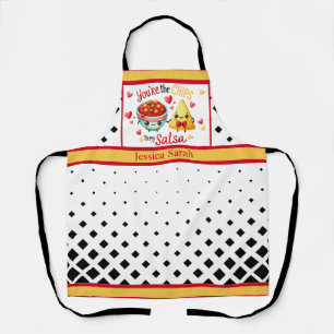 Tablier Cute Kawaii Chips et Salsa