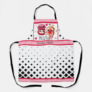 Tablier Cute Kawaii confiture et pain grillé