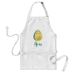 Tablier Cute Matching Couple Avocados Funny Lets Avocuddle