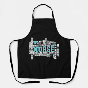 Tablier Cute Nurse RN LVN École de soins infirmiers Médica