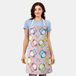Tablier Cute Owls, Owl Pattern, Colorful Owls, Baby Owls