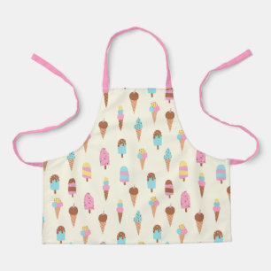 Tablier Cute Pastel Motif de crème glacée