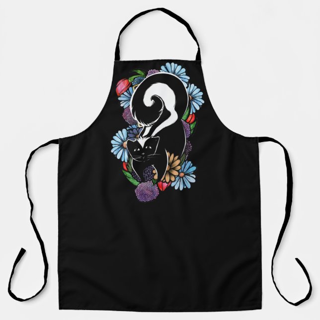 Tablier Cute peau de fleurs (Recto)