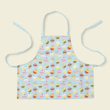 Cute Poudre Bleu Cupcake Imprimer Enfants