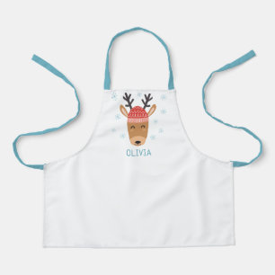 Tablier Cute Reindeer Espace de Vacances Enfants Personnal