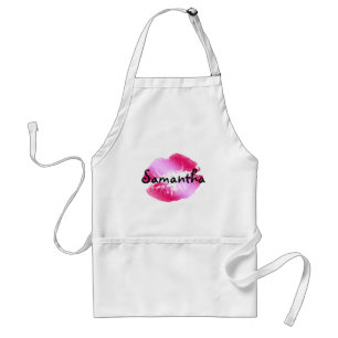 Tablier Cute rose Bissy lèvres