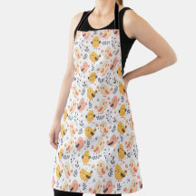Cute Spring Chicks et modèle floral