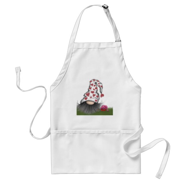 Tablier Cute Valentine Gnome (Devant)