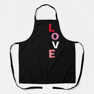 Tablier Cute Valentines Jour Aimer Typographie Baking