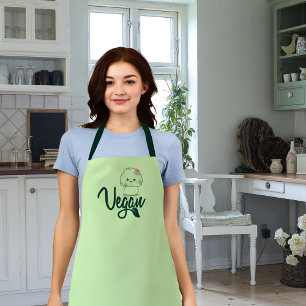 Tablier Cute Vegan Mushroom