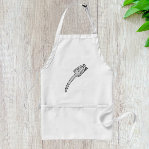 Tablier Cutlerie Rustique Vintage Fork Retro