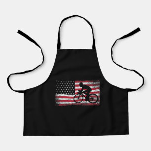 Tablier Cycliste Cycliste Bicycle Américain Drapeau 4 juil