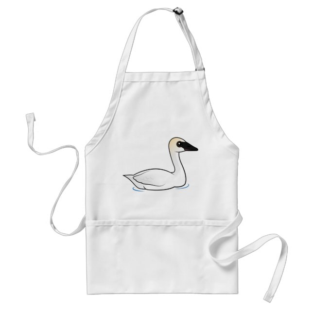 Tablier Cygne de trompettiste de Birdorable (Devant)