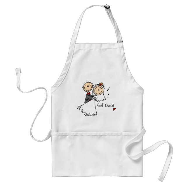Tablier D'abord T-shirts et cadeaux de mariage de danse (Devant)