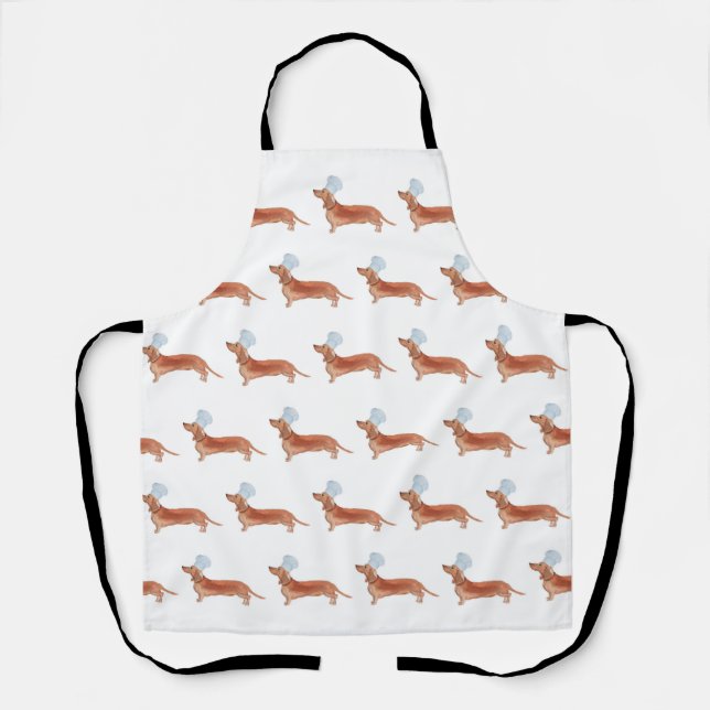 Tablier Dachshund Saucisse Chien Chef Apron (Recto)