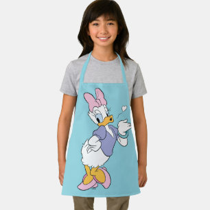 Tablier Daisy Duck faisant un baiser