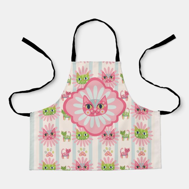Tablier Daisy Kitty Visage Purr-fect (Recto)