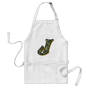 Tablier Daisy Monogram Initial J