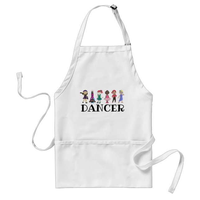 Tablier DANCER Ballet Tap Jazz Lyrical Hiphop Acro Dance (Devant)