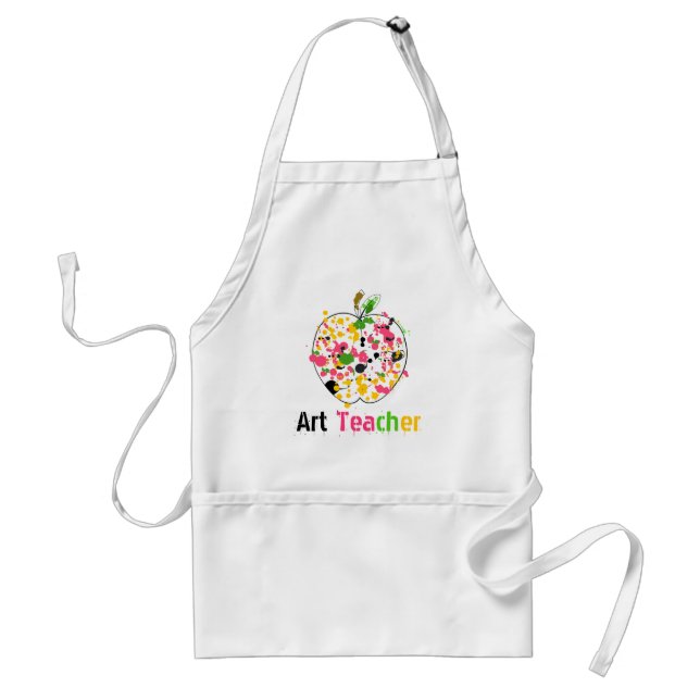 Tablier d'Apple d'éclaboussure de peinture de (Devant)