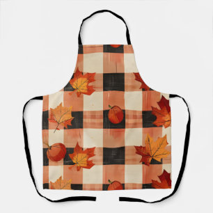 Tablier d'automne avec feuilles d'automne