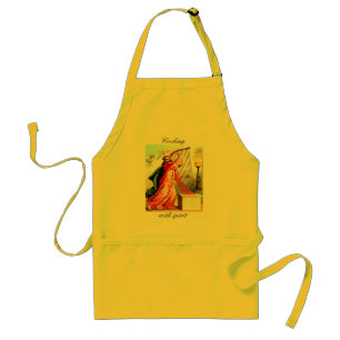 Tablier David praising god on harp Apron