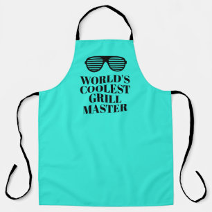 Tablier de barbecue amusant pour hommes, Maître du