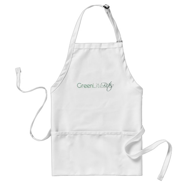 Tablier de base de logo de GreenLiteBites (Devant)