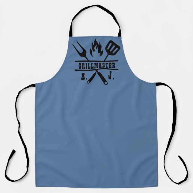 Tablier de BBQ Blue Grillmaster (Recto)