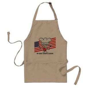 Tablier de BBQ drôle pour papa   Beige