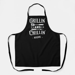 Tablier de BBQ Grillin et Chillin