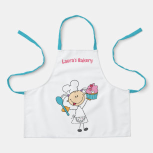Tablier de boulangerie Cupcake personnalisé