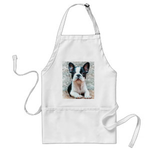 Tablier de bouledogue français