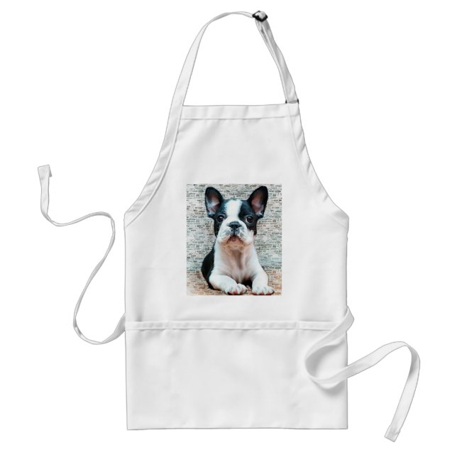 Tablier de bouledogue français (Devant)