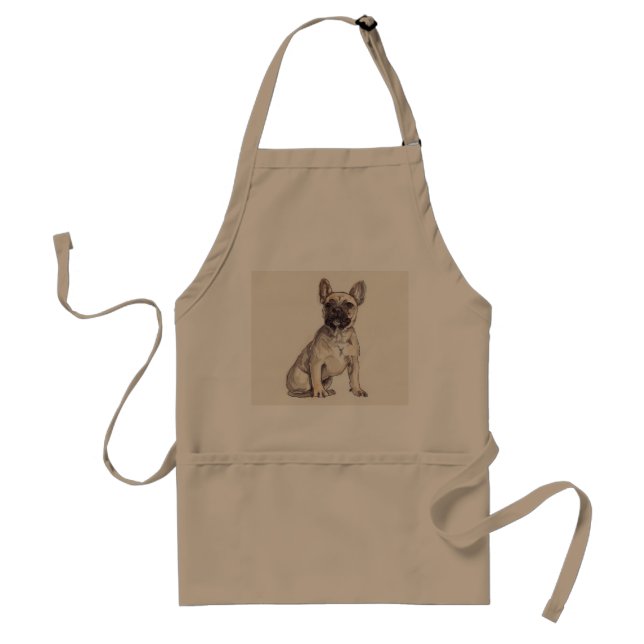 Tablier de bouledogue français (Devant)