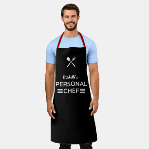 Tablier de chef personnel personnalisé - Cadeau pe