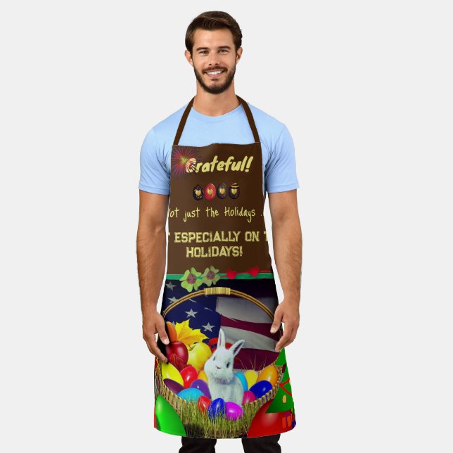 Tablier de chef préféré pour les fêtes (Porté)