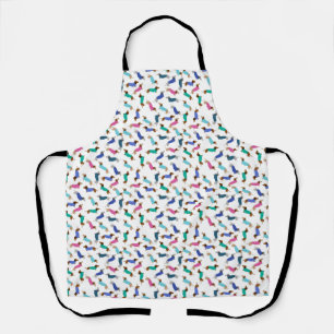 Tablier de chef teckel coloré