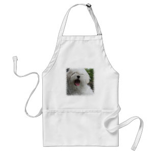 Tablier de chien maltais