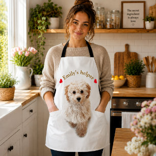 Tablier de chien personnalisé – Photo et texte per