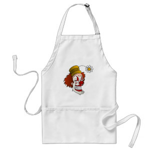 Tablier de clown souriant